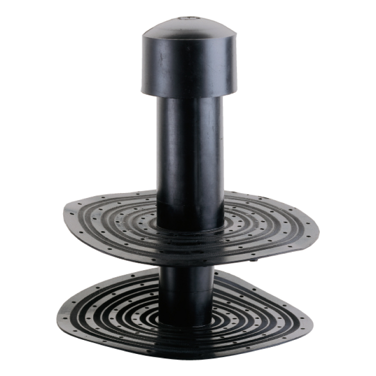 Double wall TPE roof vent height 270 mm - diameter 75 mm