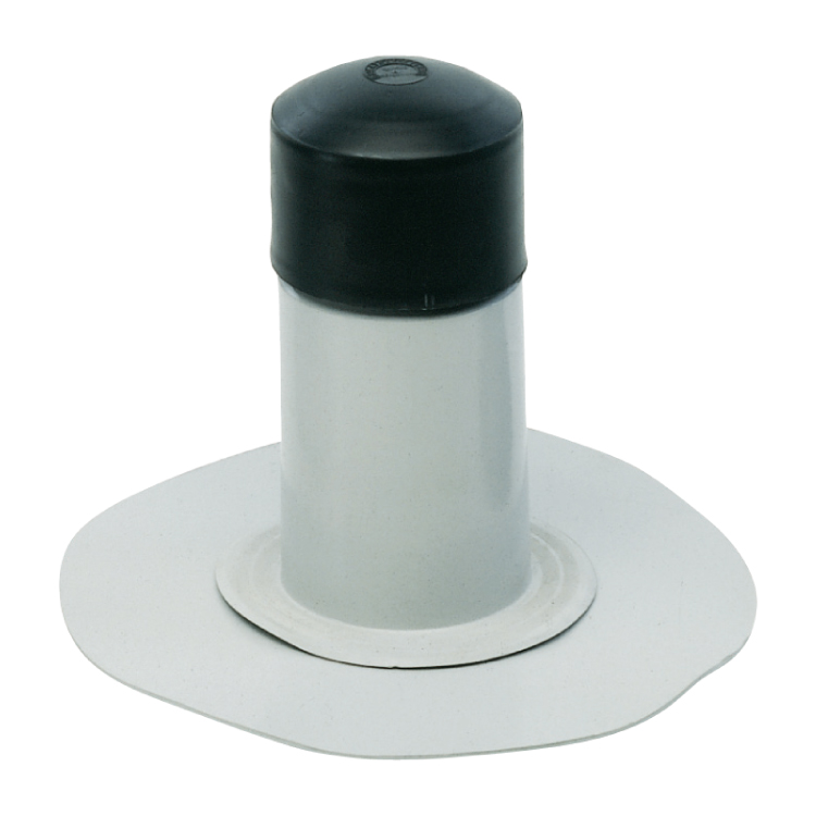 PVC insulated simple wall roof vents height 225 mm - with diameter 105 mm 