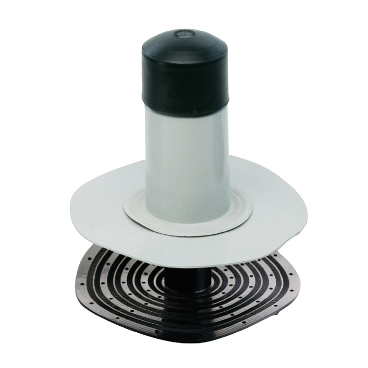 PVC insulated double wall roof vents height 225 mm - with diameter 105 mm 