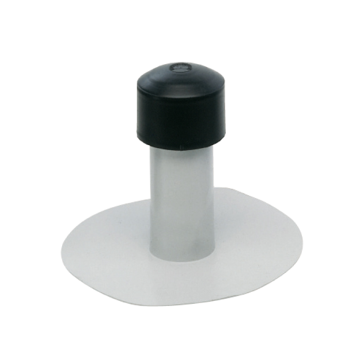 PVC simple wall roof vents height 225 mm - with diameter 75 mm 